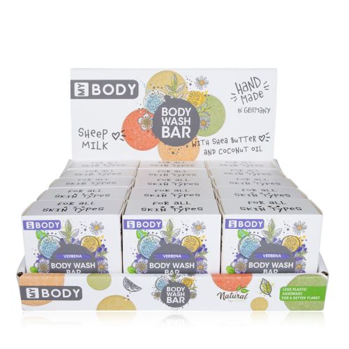 MY BODY festes Duschgel 60g, 15 Stk sortiert